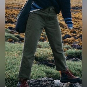 Finisterre Break Jeans in Olive NWT